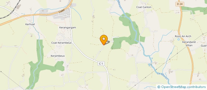 localisation de l'entreprise SCI LA TRUFFE  MELGVEN