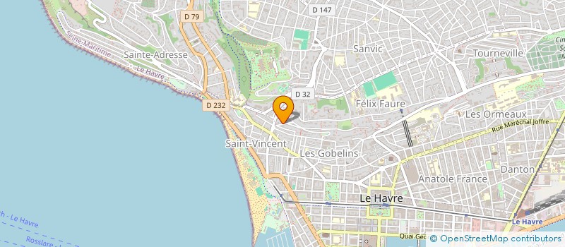 localisation de l'entreprise SCI LA TRUFFE à LE HAVRE