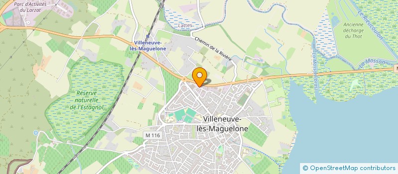 localisation de l'entreprise SCI LA TRUFFIERE  VILLENEUVE-LES-MAGUELONE