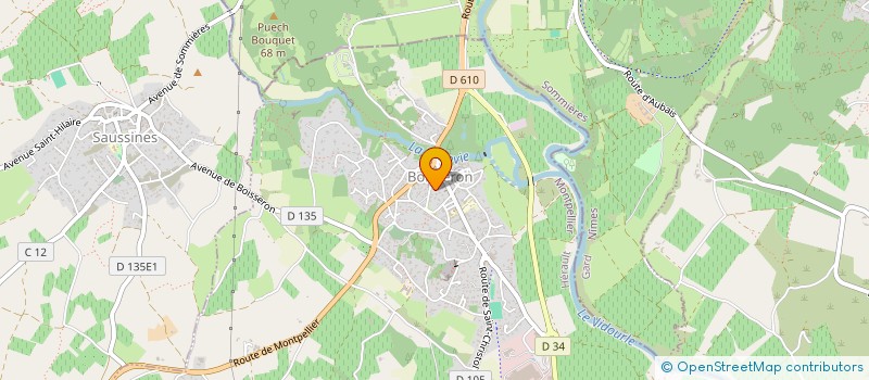 localisation de l'entreprise SCI LA TUILE BLEUE  BOISSERON