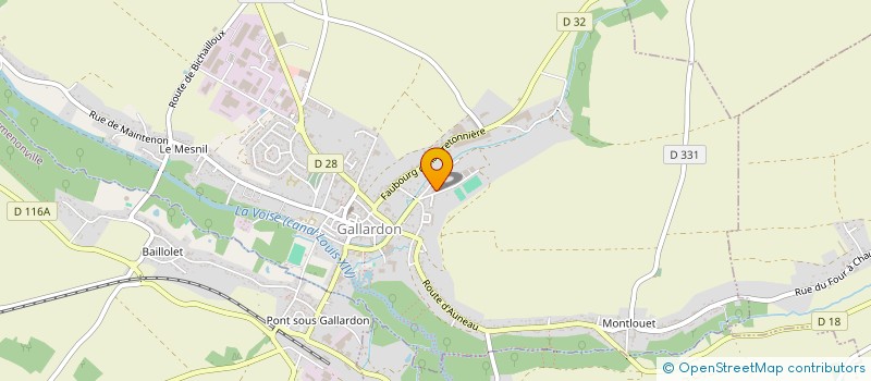 localisation de l'entreprise SCI LA TUILERIE à GALLARDON