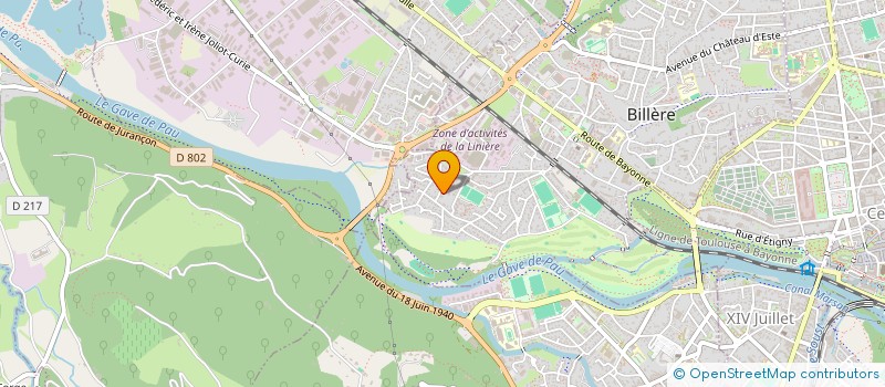 localisation de l'entreprise SCI LA TUILERIE  AUREILHAN