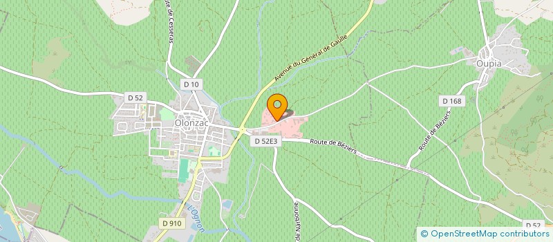 localisation de l'entreprise SCI LA TUILERIE  OLONZAC