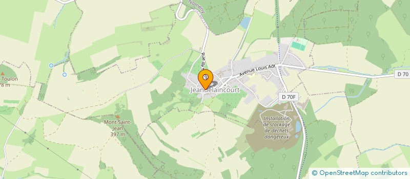 localisation de l'entreprise SCI LA TUILERIE  JEANDELAINCOURT