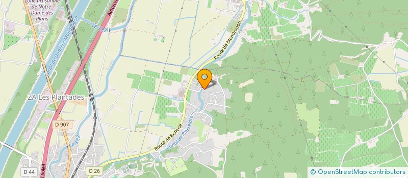 localisation de l'entreprise SCI LA TUILERIE  MONDRAGON