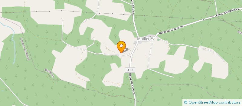 localisation de l'entreprise SCI LA TUILERIE  BOURRIOT-BERGONCE