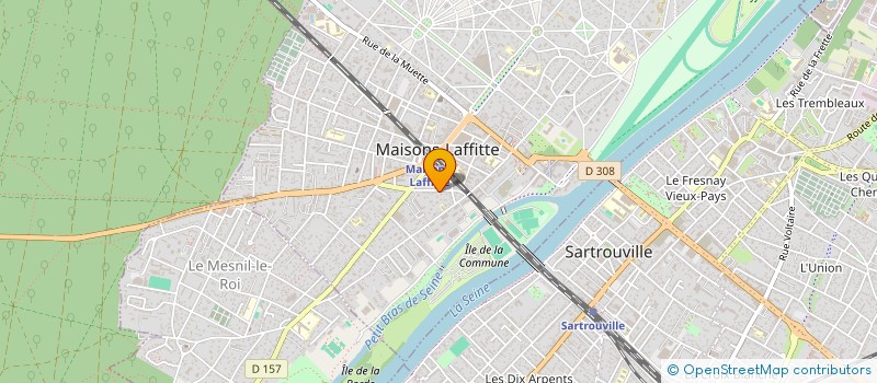 localisation de l'entreprise SCI LA TUILERIE  MAISONS-LAFFITTE