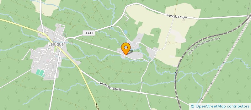 localisation de l'entreprise SCI LA TUILERIE DASSE  LALUQUE