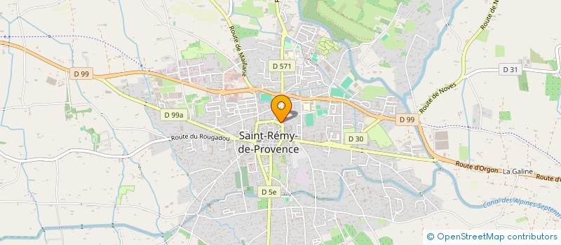 localisation de l'entreprise SCI LA TUILIERE  SAINT-REMY-DE-PROVENCE