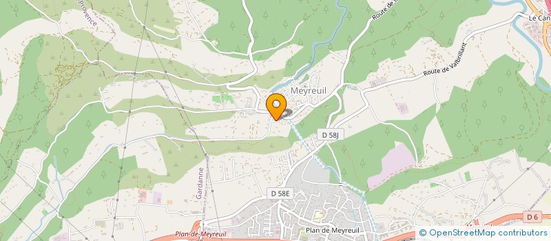 localisation de l'entreprise SCI LA TUILIERE  MEYREUIL