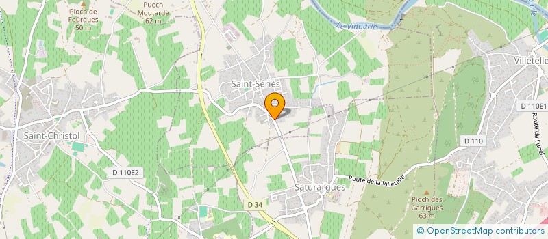 localisation de l'entreprise SCI LA TUILLIERE IMMOBILIER à SAINT-SERIES