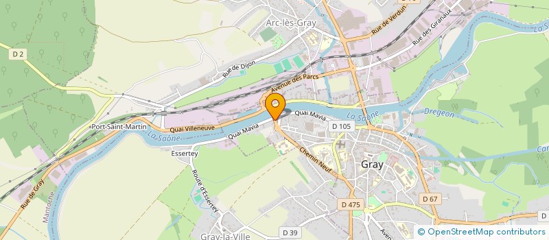 localisation de l'entreprise SCI LA TULIPE à GRAY
