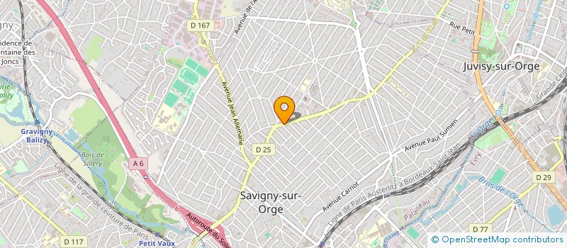 localisation de l'entreprise SCI LA TULIPE  SAVIGNY-SUR-ORGE