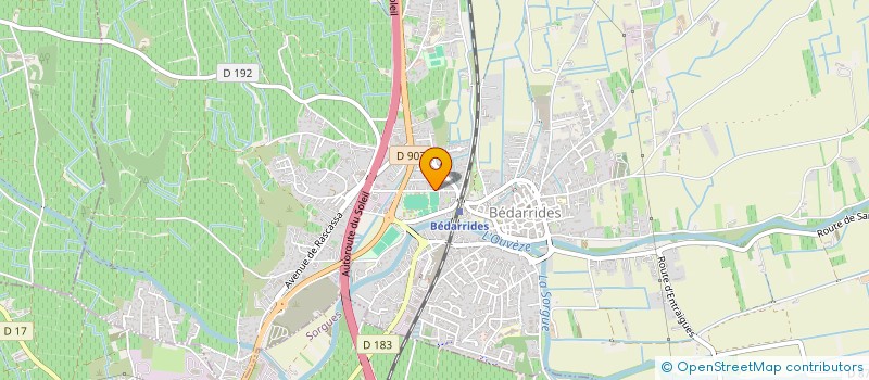 localisation de l'entreprise SCI LA TUQUE  BEDARRIDES