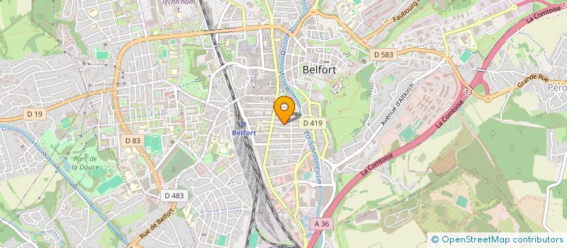 localisation de l'entreprise SCI LA TURINOISE à BELFORT