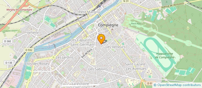 localisation de l'entreprise SCI LA TURQUOISE  COMPIEGNE