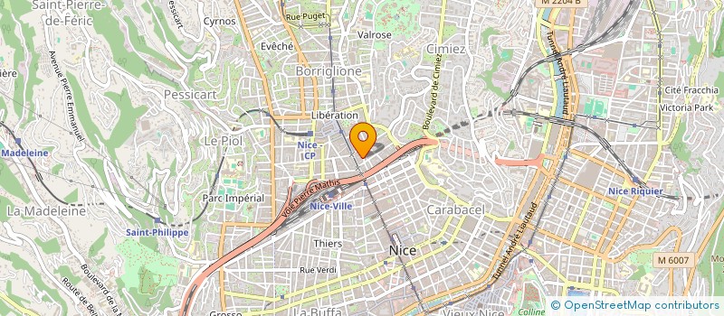 localisation de l'entreprise SCI LA TYROLIENNE à NICE