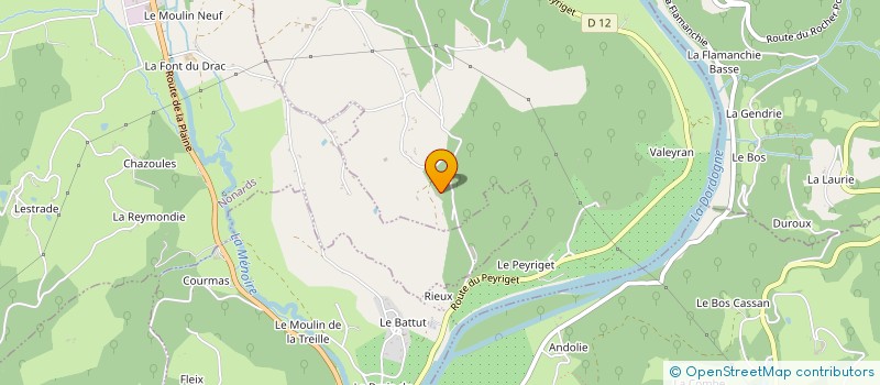 localisation de l'entreprise SCI LA UHLANE  BEAULIEU-SUR-DORDOGNE