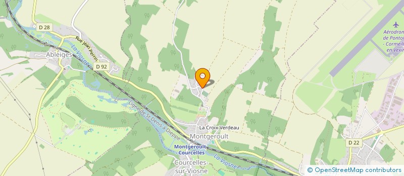 localisation de l'entreprise SCI LA USOISE DU VEXIN  MONTGEROULT