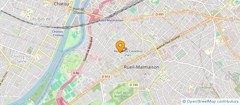 localisation de l'entreprise SCI LA VACHALLAISE à RUEIL-MALMAISON