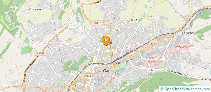 localisation de l'entreprise SCI LA VACHERIE à GAP
