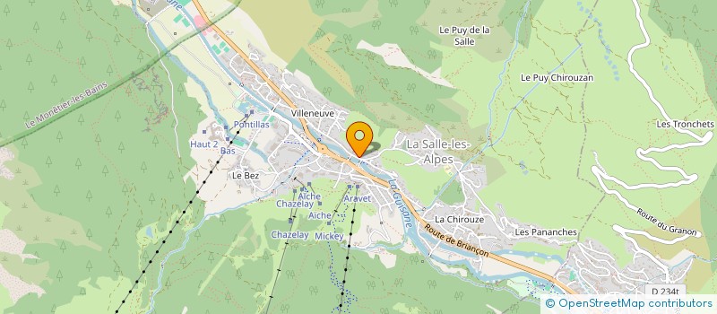 localisation de l'entreprise SCI LA VACHETTE  LA SALLE-LES-ALPES