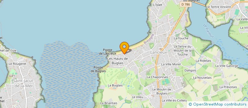 localisation de l'entreprise SCI LA VAGUE D'EMERAUDE  LANCIEUX