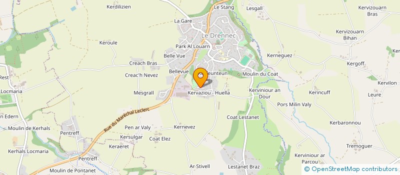 localisation de l'entreprise SCI LA VAGUEIRA  LE DRENNEC