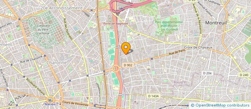 localisation de l'entreprise SCI LA VAILLANTE  PARTHENAY