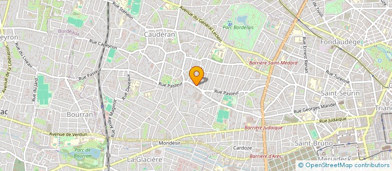 localisation de l'entreprise SCI LA-VAL  BORDEAUX