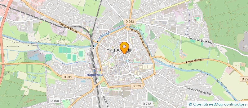 localisation de l'entreprise SCI LA VALAISANNE  HAGUENAU