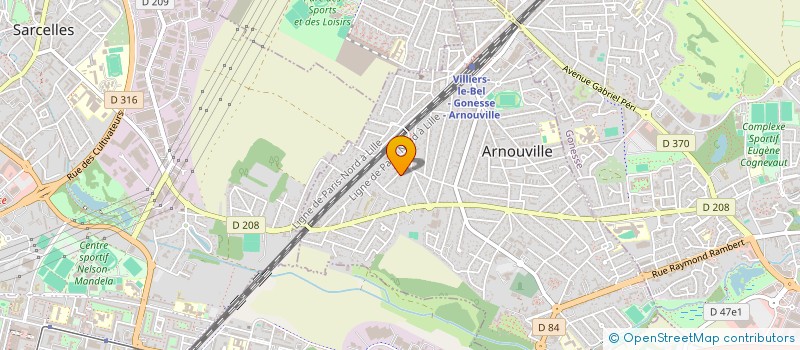 localisation de l'entreprise SCI LA VALDOISIENNE DE L IMMOBILIER  ARNOUVILLE