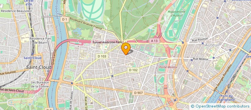 localisation de l'entreprise SCI LA VALEM à BOULOGNE-BILLANCOURT