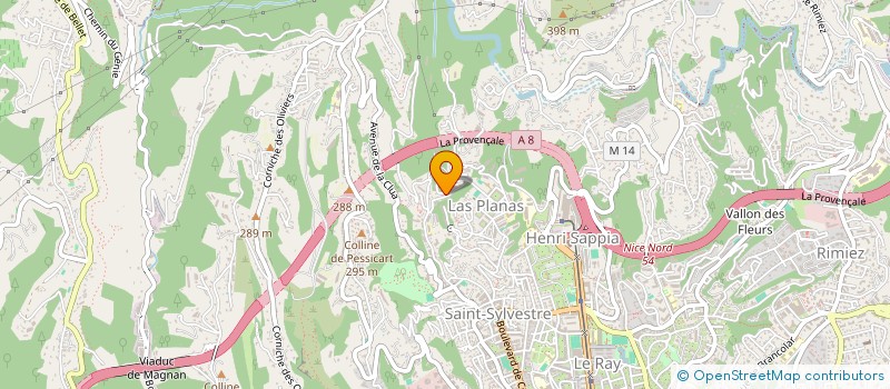 localisation de l'entreprise SCI LA VALERIANE  NICE