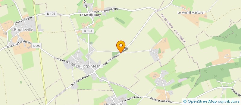 localisation de l'entreprise SCI LA VALERIANNE  LE TORP-MESNIL