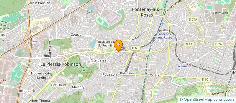 localisation de l'entreprise SCI LA VALETTE à LE PLESSIS-ROBINSON