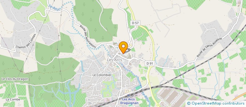 localisation de l'entreprise SCI LA VALETTE à LES ARCS