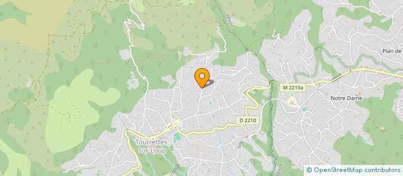localisation de l'entreprise SCI LA VALETTOISE  TOURRETTES-SUR-LOUP