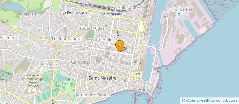 localisation de l'entreprise SCI LA VALINIERE  SAINT-NAZAIRE