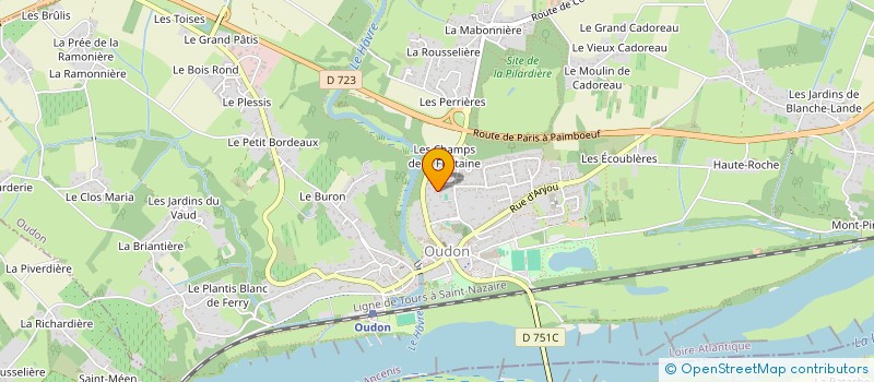 localisation de l'entreprise SCI LA VALLEE  OUDON