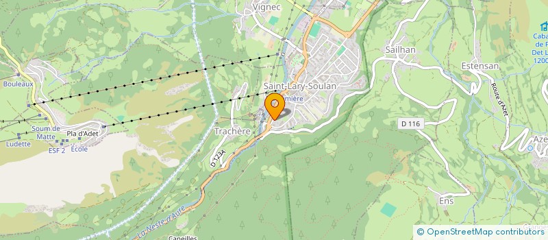 localisation de l'entreprise SCI LA VALLEE  SAINT-LARY-SOULAN