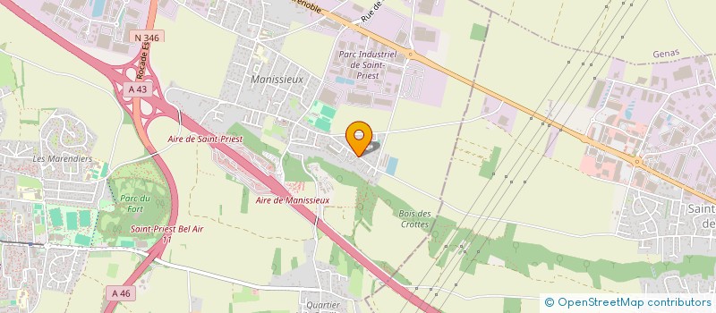 localisation de l'entreprise SCI LA VALLEE  SAINT-PRIEST