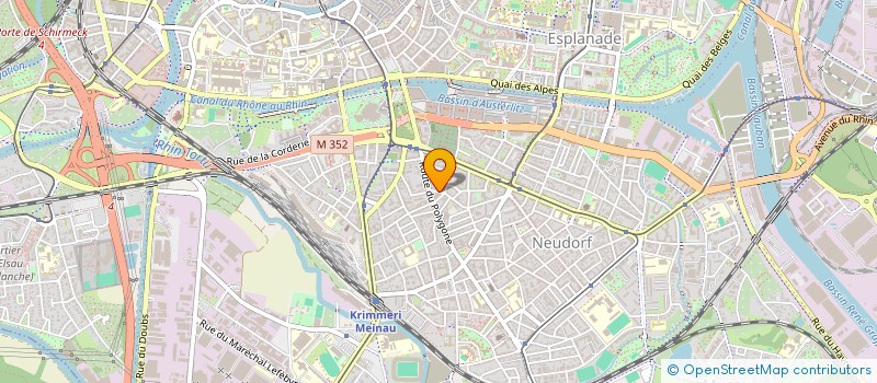 localisation de l'entreprise SCI LA VALLEE  STRASBOURG