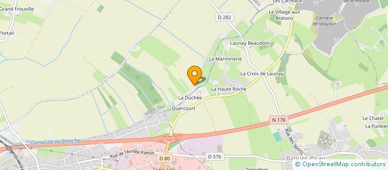 localisation de l'entreprise SCI  LA VALLEE  BAGUER-PICAN