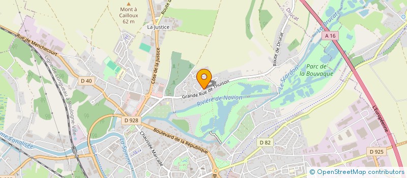 localisation de l'entreprise SCI LA VALLEE à ABBEVILLE