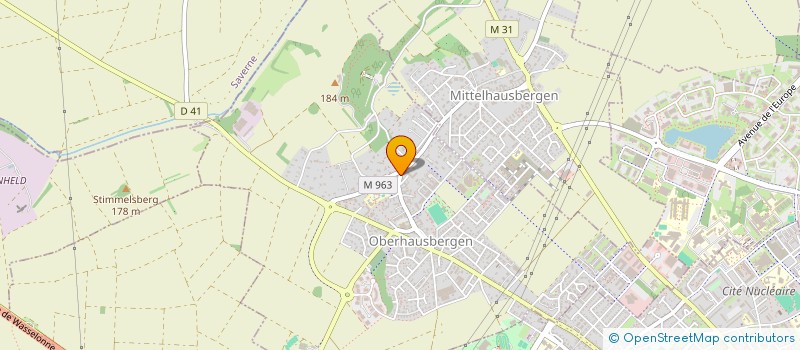 localisation de l'entreprise SCI LA VALLEE  OBERHAUSBERGEN