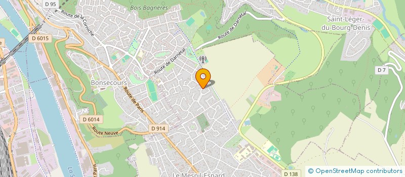 localisation de l'entreprise SCI LA VALLEE  LE MESNIL-ESNARD