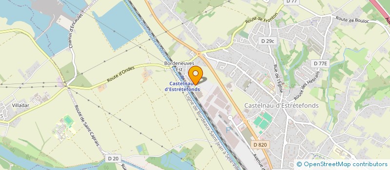 localisation de l'entreprise SCI LA VALLEE  CASTELNAU-D'ESTRETEFONDS