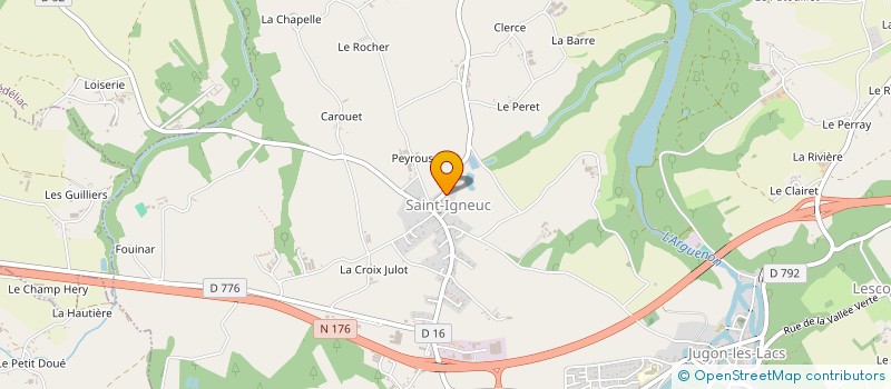 localisation de l'entreprise SCI LA VALLEE  JUGON-LES-LACS