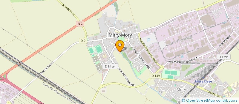 localisation de l'entreprise SCI LA VALLEE à MITRY-MORY